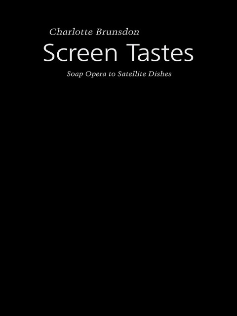 Cover image for book Screen Tastes