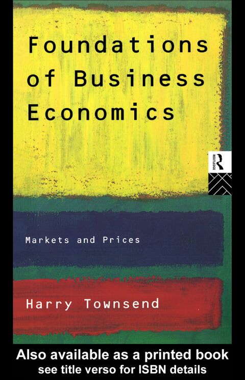 Cover image for book Foundations of Business Economics