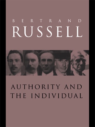 Authority and the Individual