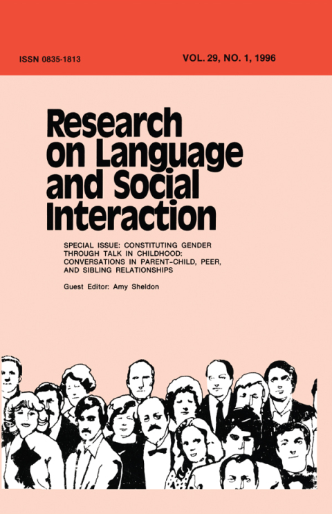 Cover image for book Constituting Gender Through Talk in Childhood