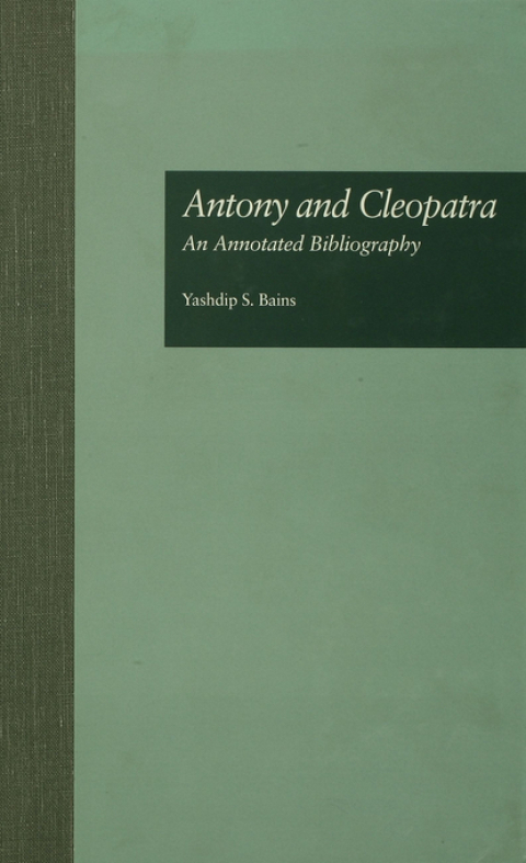 Cover image for book Antony and Cleopatra