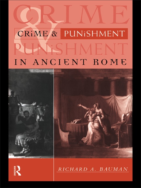Cover image for book Crime and Punishment in Ancient Rome