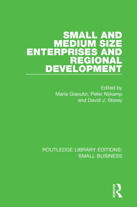 Cover image for book Small and Medium Size Enterprises and Regional Development
