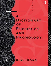 Titelbild: A Dictionary of Phonetics and Phonology 1st edition 9780415112611