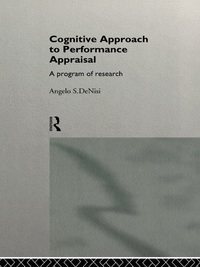 Cover image: A Cognitive Approach to Performance Appraisal 1st edition 9780415112512