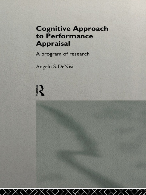 Cover image for book A Cognitive Approach to Performance Appraisal
