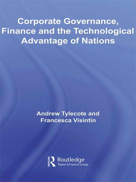Cover image for book Corporate Governance, Finance and the Technological Advantage of Nations