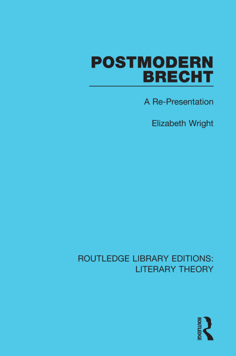 Cover image for book Postmodern Brecht