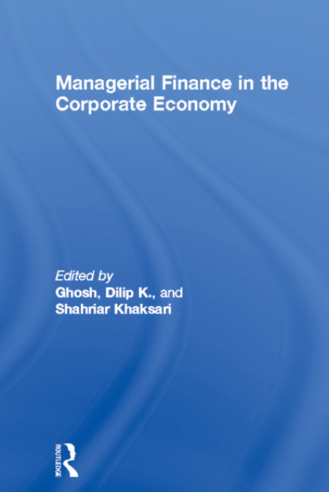 Cover image for book Managerial Finance in the Corporate Economy