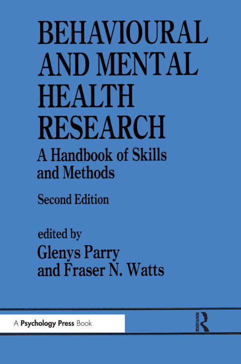 Cover image for book Behavioural and Mental Health Research