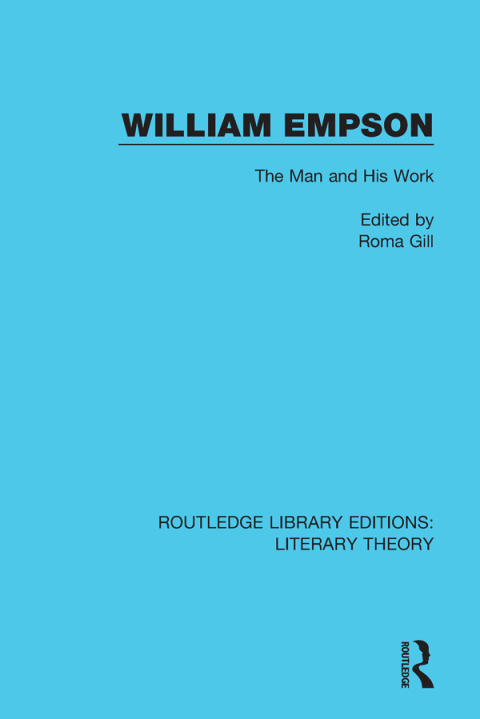 Cover image for book William Empson