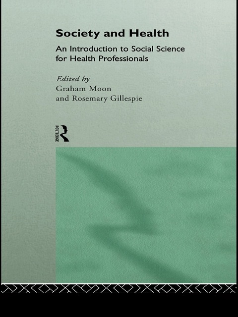 Cover image for book Society and Health