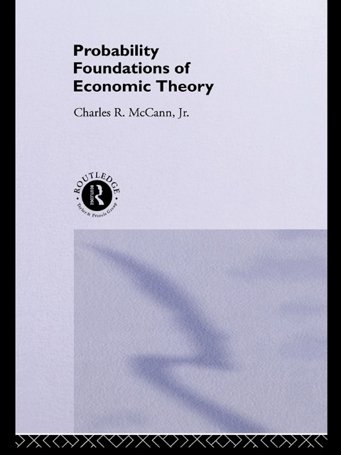 Cover image for book Probability Foundations of Economic Theory