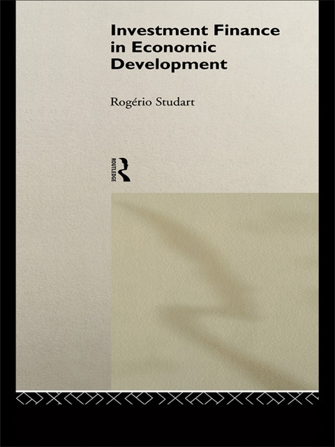 Cover image for book Investment Finance in Economic Development