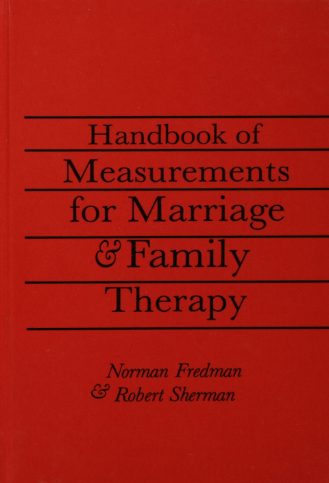Handbook Of Measurements For Marriage And Family Therapy 