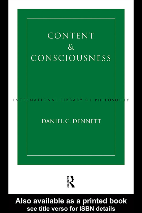 Cover image for book Content and Consciousness