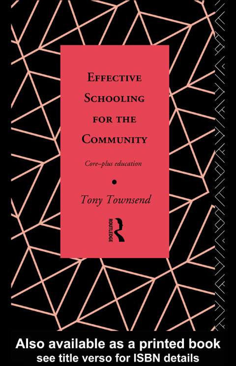 Cover image for book Effective Schooling for the Community