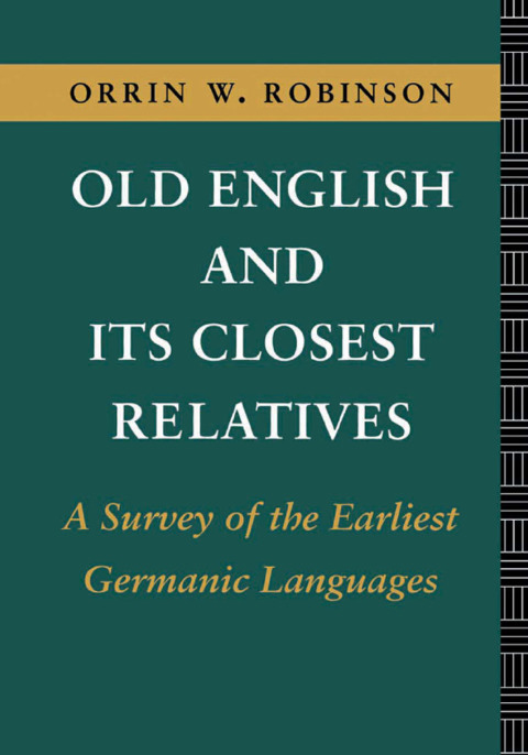 Cover image for book Old English and its Closest Relatives