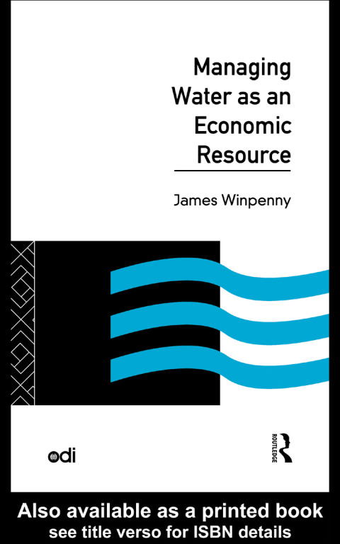 Cover image for book Managing Water as an Economic Resource