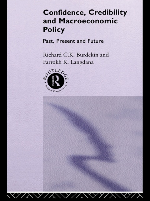 Cover image for book Confidence, Credibility and Macroeconomic Policy