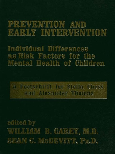 Cover image for book Prevention And Early Intervention