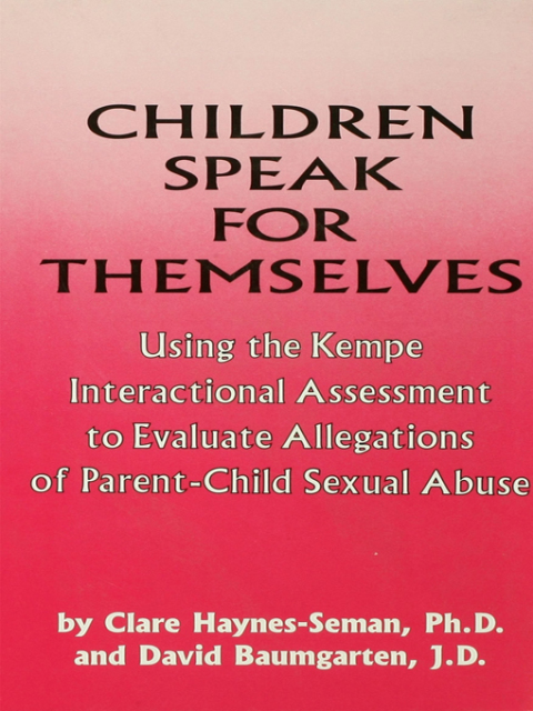 Cover image for book Children Speak For Themselves