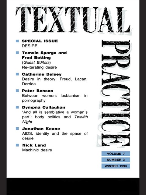 Cover image for book Textual Practice
