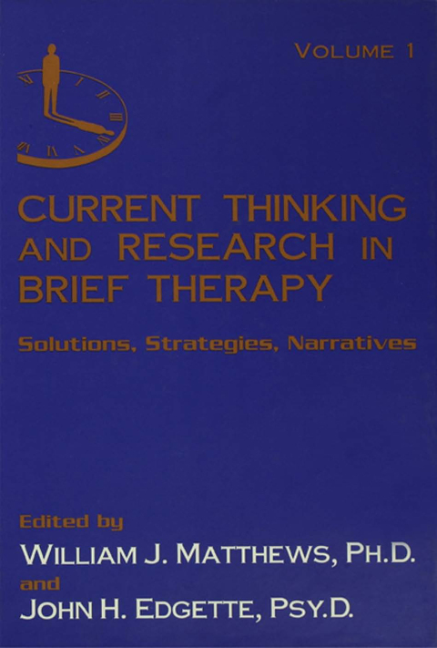 Cover image for book Current Thinking and Research in Brief Therapy
