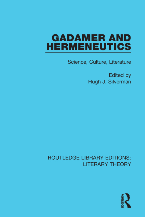 Cover image for book Gadamer and Hermeneutics
