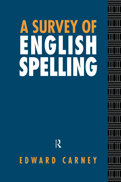 Cover image for book A Survey of English Spelling