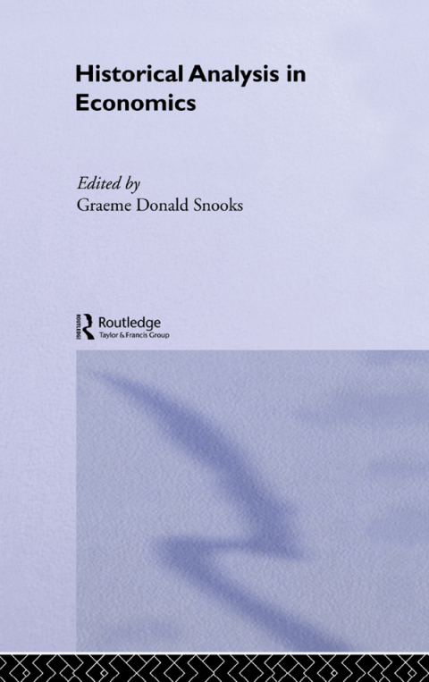 Cover image for book Historical Analysis in Economics