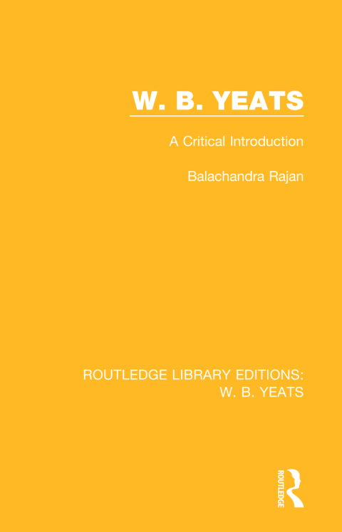 Cover image for book W. B. Yeats
