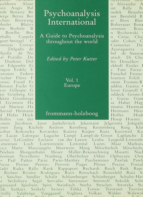 Cover image for book Psychoanalysis International, V.1