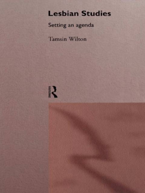 Cover image for book Lesbian Studies: Setting an Agenda