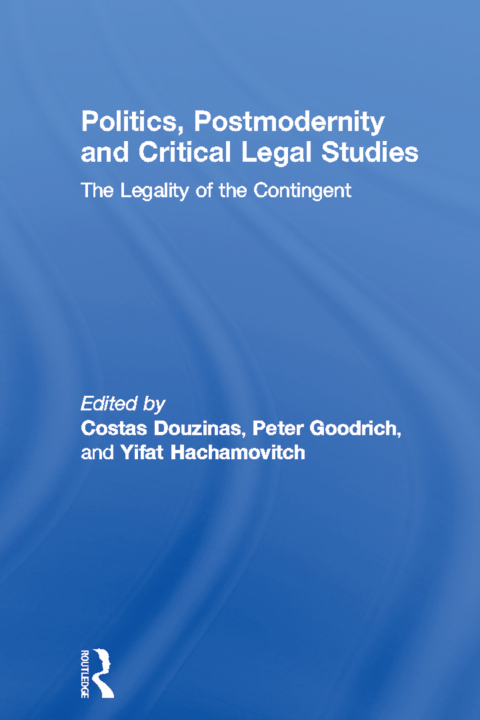 Cover image for book Politics, Postmodernity and Critical Legal Studies