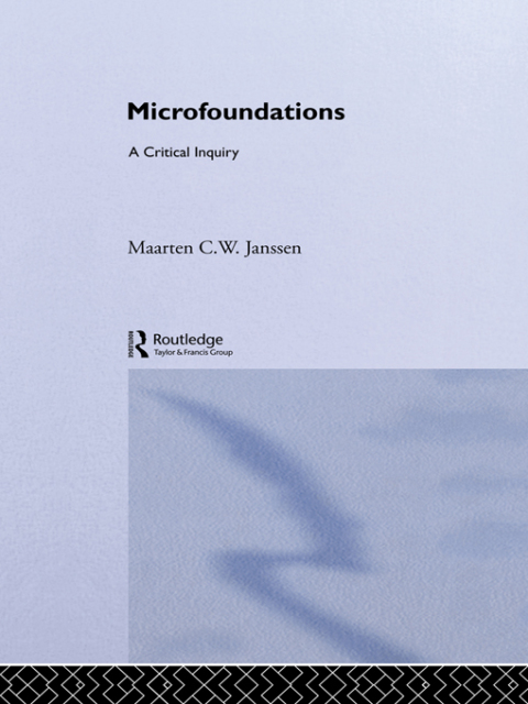 Cover image for book Microfoundations