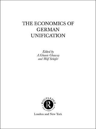 The Economics of German Unification
