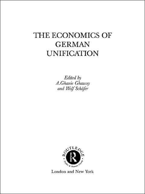 Cover image for book The Economics of German Unification