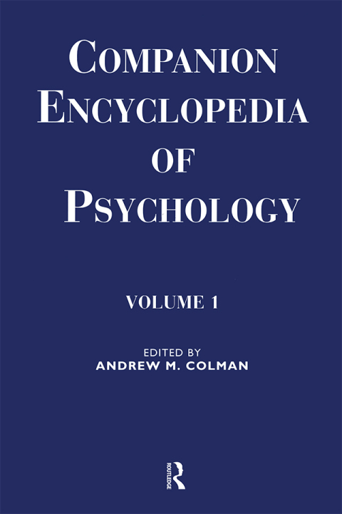 Cover image for book Companion Encyclopedia of Psychology