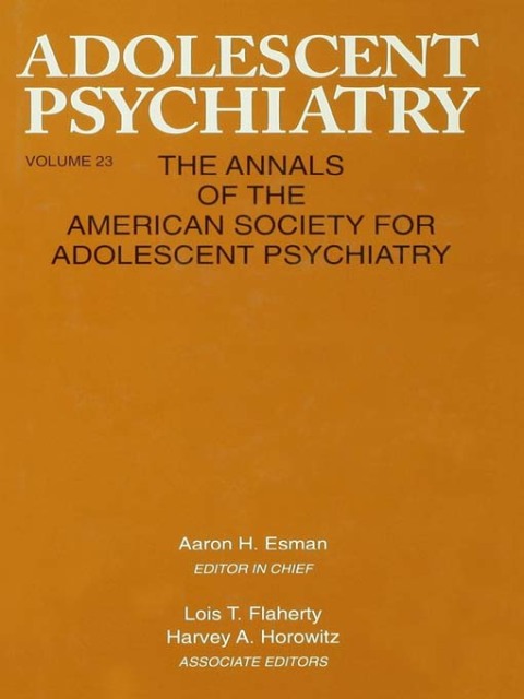Cover image for book Adolescent Psychiatry, V. 23