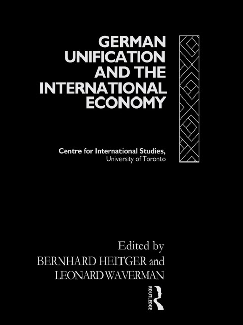 Cover image for book German Unification and the International Economy