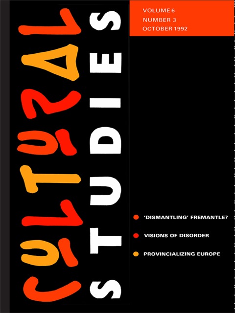 Cover image for book Cultural Studies