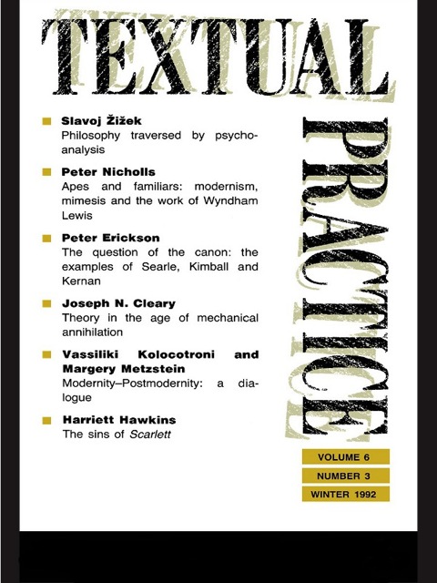 Cover image for book Textual Practice