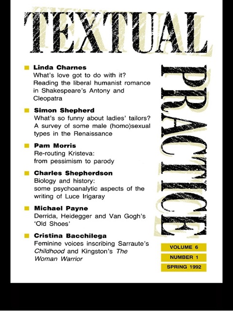 Cover image for book Textual Practice