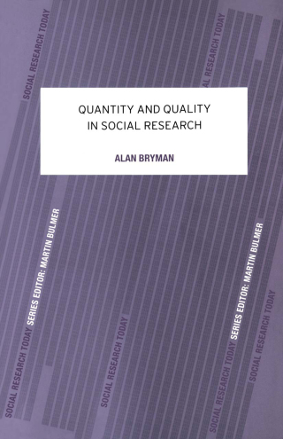 Quantity and Quality in Social Research