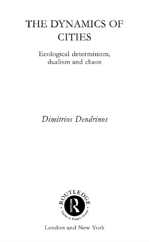 Cover image for book The Dynamics of Cities
