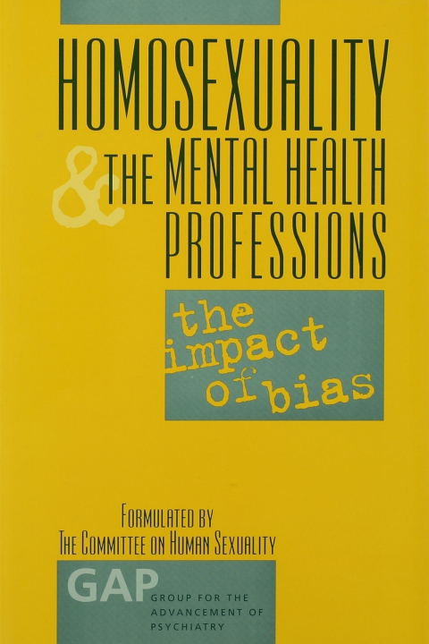 Cover image for book Homosexuality and the Mental Health Professions