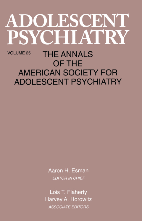 Cover image for book Adolescent Psychiatry, V. 25