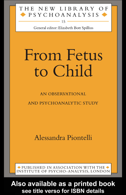Cover image for book From Fetus to Child