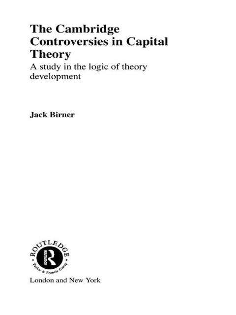 Cover image for book Cambridge Controversies in Capital Theory